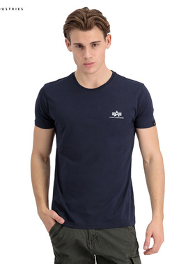 美国Alpha Industries夏季休闲T恤男圆领短袖百搭T恤衫