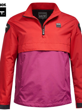 美国Blauer休闲机车夹克女摩托车骑行服套头外套