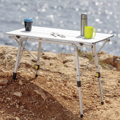 德国UQUIP Variety L摩旅户外露营折叠桌铝合金便携野餐简易小桌