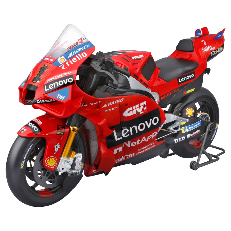 美驰图Maisto摩托车模型杜卡迪联想车队2024模型1:6儿童玩具模型