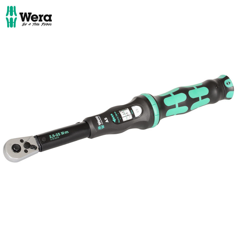 德国Wera维修车间工具家用扭矩扳手精度坚固1/4，3/8，1/2