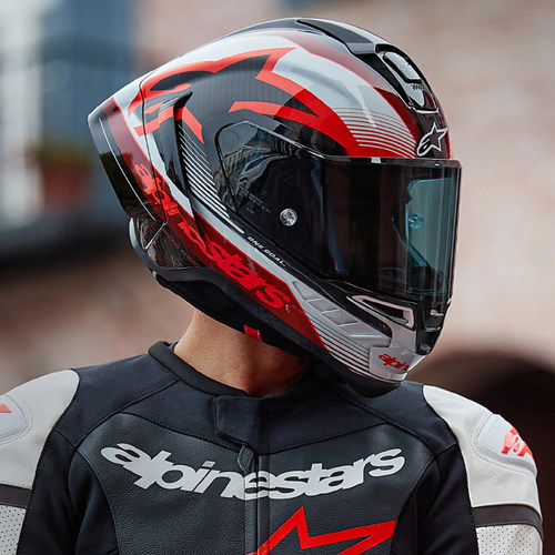 意大利A星Alpinestars Supertech R10高端碳纤维户外骑行全盔