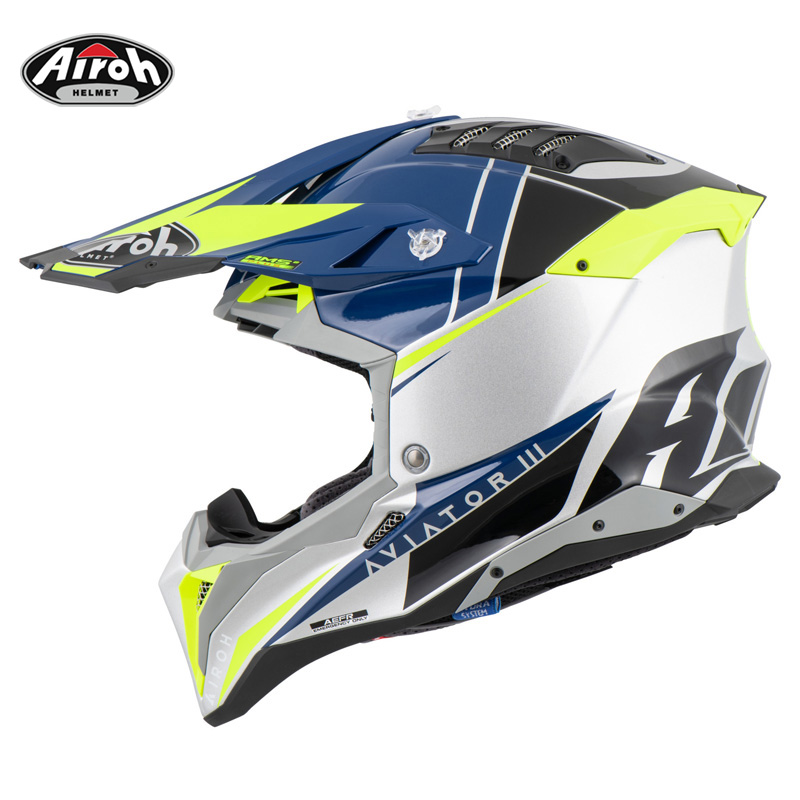 意大利Airoh Aviator III越野头盔户外骑行头盔拉力盔安全帽