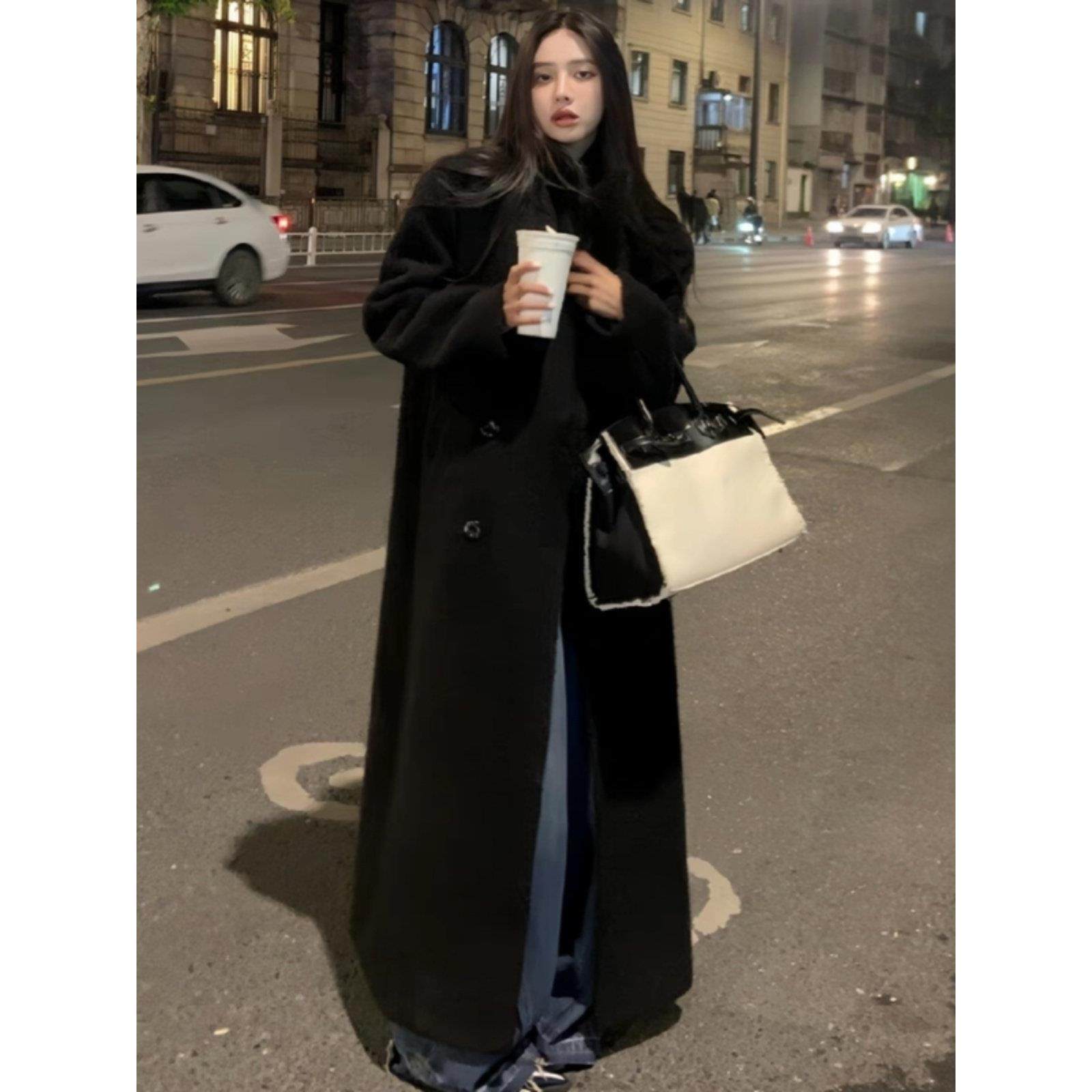 2025冬季新款韩版羽绒内胆黑色大衣女90白鸭绒长款西装式毛呢外套,运动/瑜伽/健身/球迷用品,广场舞套装,淘宝优惠券,粉丝福利购,淘宝优惠卷