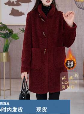 时尚休闲加戎加厚外套女2