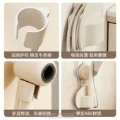 吸盘懒人吹风机支架壁挂式 浴室免打孔置物架多功能墙上收纳架子