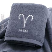 纯棉12星座毛巾浴巾吸水柔软情侣送礼加厚可刺绣可礼盒装 速干