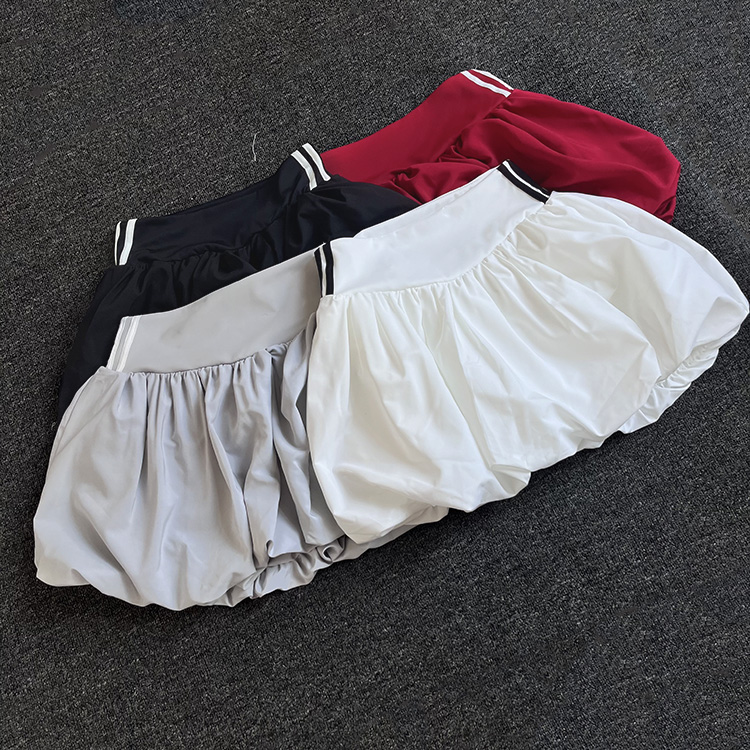 AYogasetlulu花苞蓬蓬防走光羽毛球网球裙健身瑜伽裙芭蕾风裤