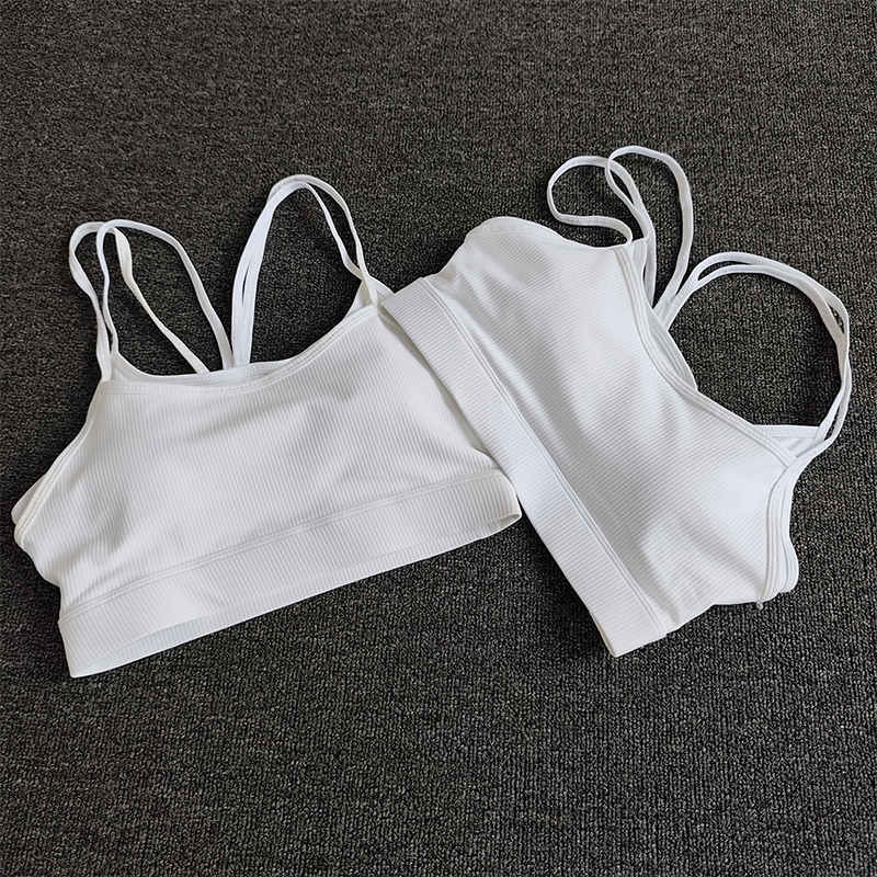 健身原单定型外贸防震瑜伽文胸