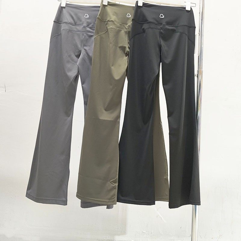 阔腿裤长裤高腰显瘦弹力喇叭裤