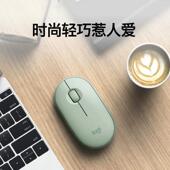 LOGITECEBBLE鼠标无线蓝牙鼠标办公轻音鼠标女