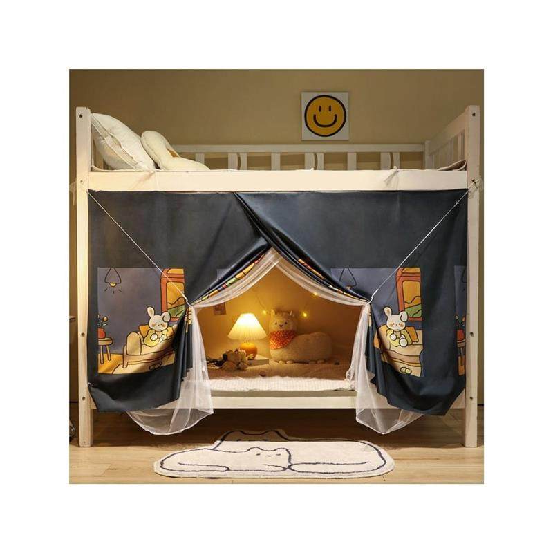 高中学生宿舍床帘蚊帐一体隐私帘宿舍双层床专用遮光厂家