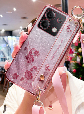 适用于红米note13pro十手机壳小米noto13por保护redminote135g硅胶套5g全包防摔软壳redmi腕带nont挂绳加带支