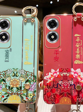 适用于oppoA2x手机壳oppo保护A2x硅胶套PJS110中国风镜头全包防摔5G软壳opa腕带挂绳oppa女opooa潮牌x5g新款o
