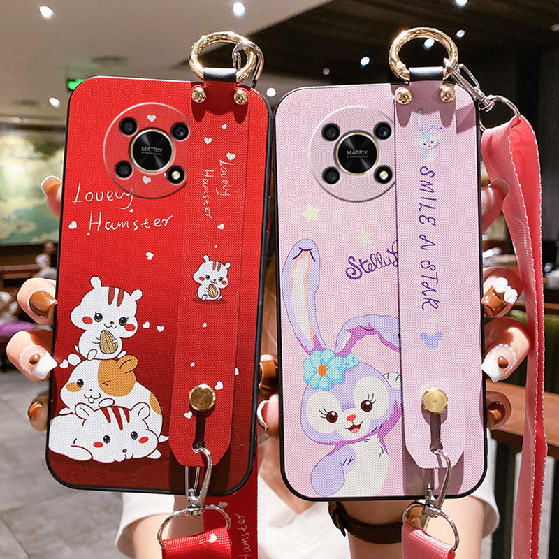 华为畅享50pro手机壳卡通腕带款