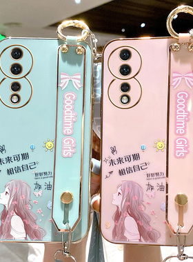 适用于华为荣耀80手机壳honor80pro保护5G硅胶套ANN一AN00全包防摔ANP软壳8o可爱805g外壳八十por女潮ANOO腕