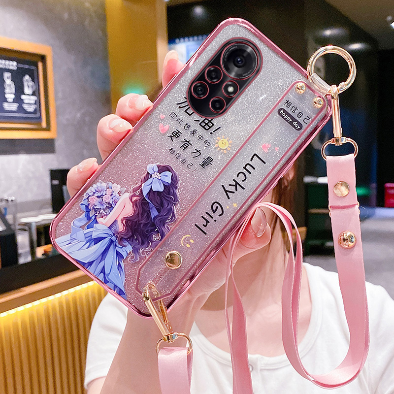 适用华为荣耀V40轻奢版手机壳女