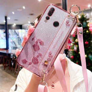 适用于华为畅享9s手机壳畅想s9保护POT一AL00a硅胶套TLOOA全包ALOOa防摔POTALOOA软壳POTAL腕带斜跨可背挂绳