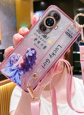 适用华为nova11手机壳nove11pro保护n11ultra硅胶套novo全包防摔nava软壳u腕带nowa可背带挂绳p少女捧花por心