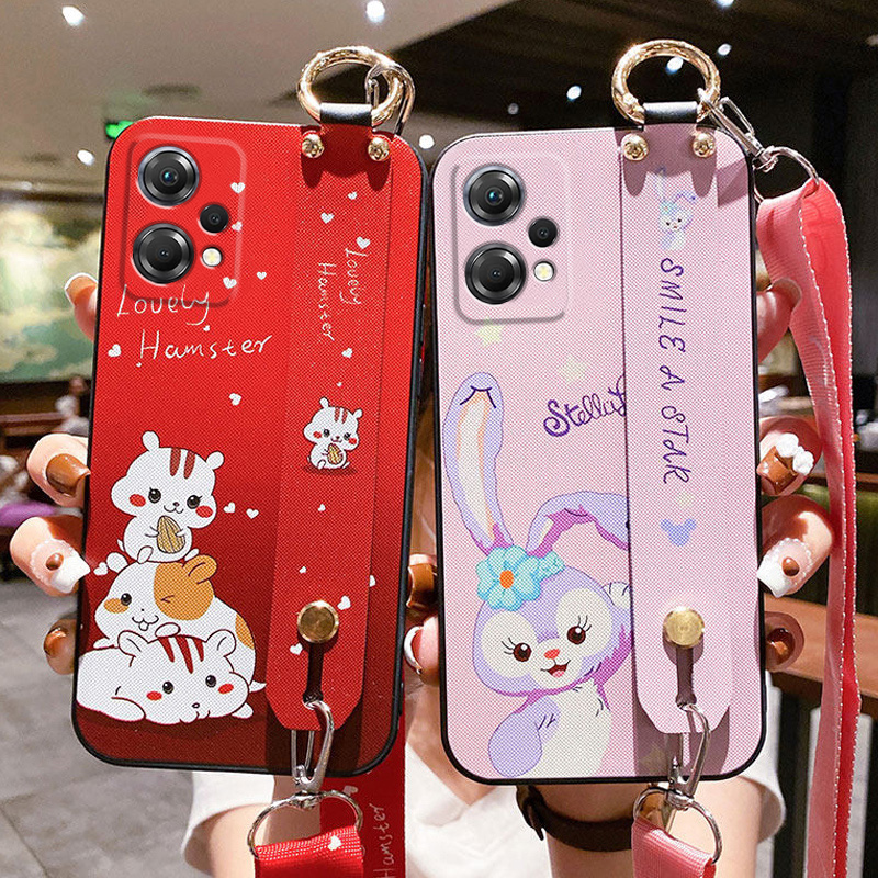 oppoK10x手机壳卡通腕带款