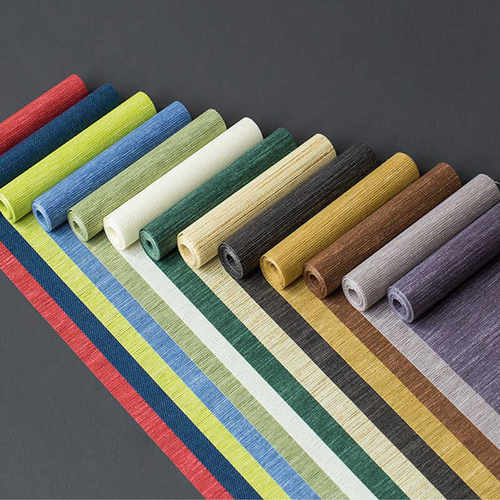 防水茶席竹麻质感多色搭配禅意