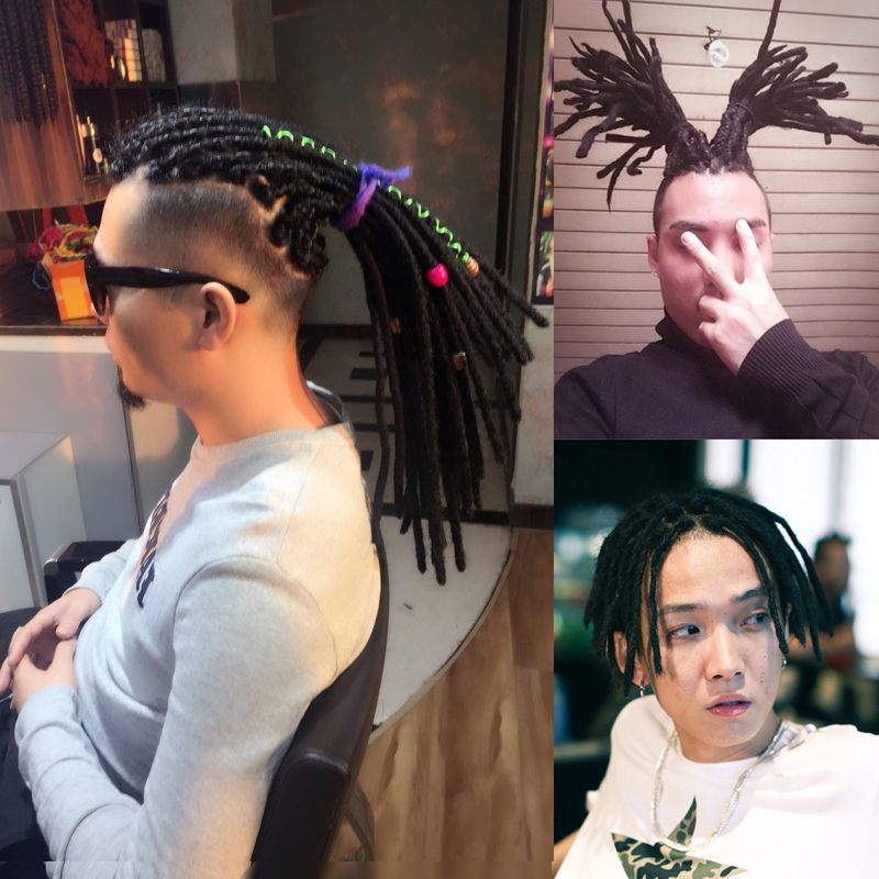 雷鬼脏辫假发辫子男嘻哈炫酷发型