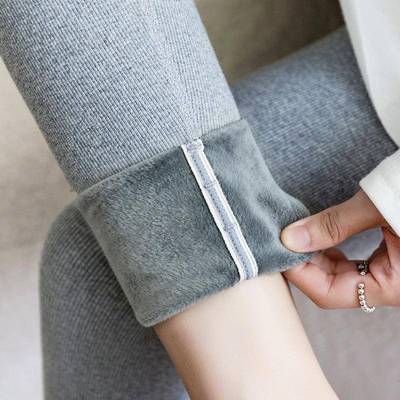 加绒打底裤外穿2025秋冬新款大码胖加厚保暖秋裤小个子紧身1206k