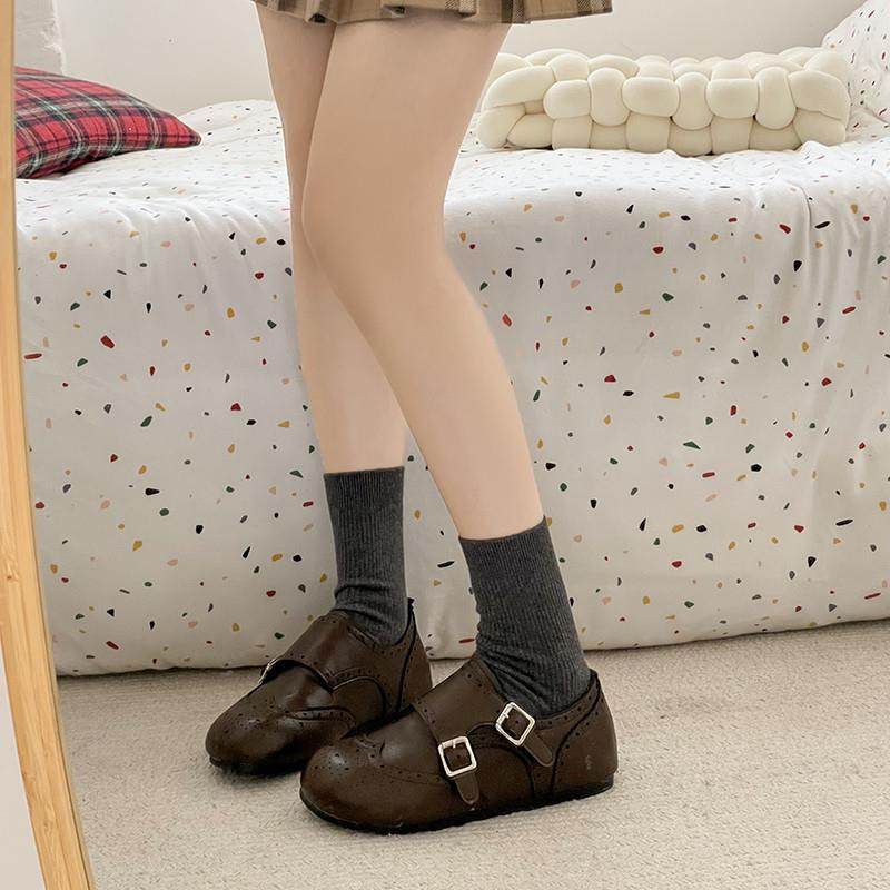 春季韩版勃肯鞋女2026年皮带扣单鞋圆头低跟一脚蹬舒适休闲0116z,女鞋,勃肯鞋/软木鞋,淘宝优惠券,粉丝福利购,淘宝优惠卷