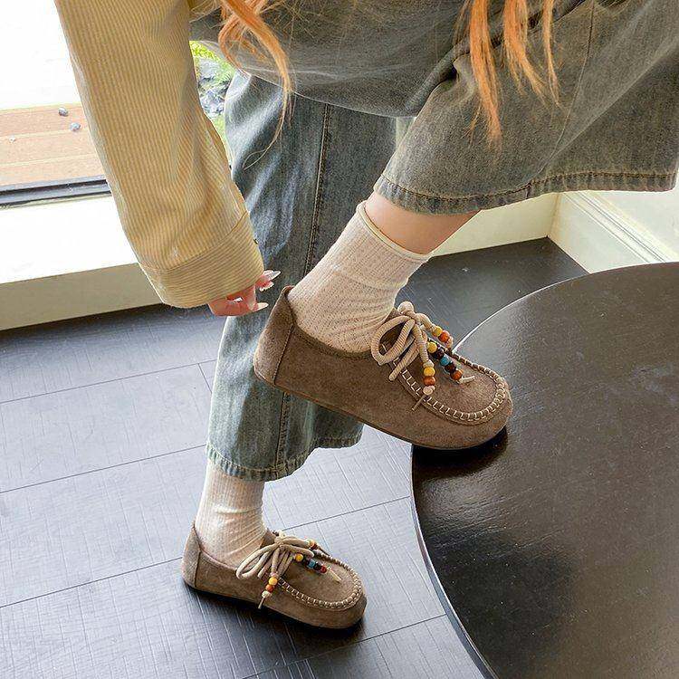 春季内增高鞋女2026覆古勃肯鞋反绒乐福鞋休闲豆豆单鞋0109z,女鞋,勃肯鞋/软木鞋,淘宝优惠券,粉丝福利购,淘宝优惠卷