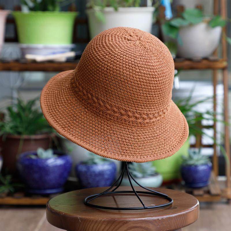 帽子子游装韩式小清新文艺日式摺叠式针织防晒帽脸盆0119k,服饰配件/皮带/帽子/围巾,帽子,淘宝优惠券,粉丝福利购,淘宝优惠卷