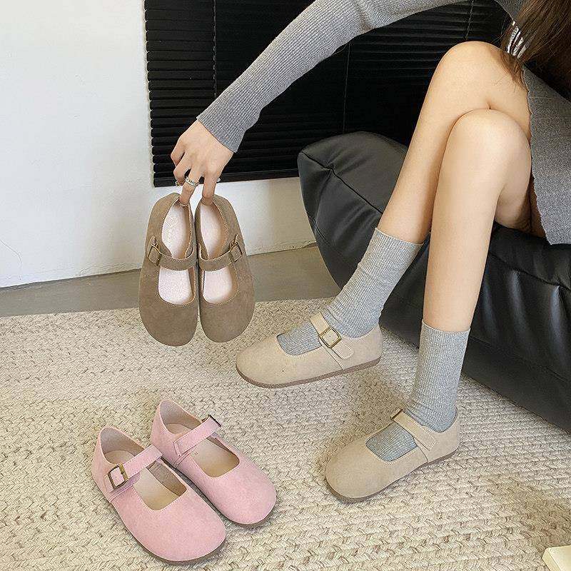 春秋勃肯鞋女2026年新款丑萌单鞋百搭浅口软平底覆古玛丽珍0121z,女鞋,勃肯鞋/软木鞋,淘宝优惠券,粉丝福利购,淘宝优惠卷