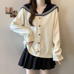 显瘦减龄洋气毛衣上衣打1014c 女2025微胖大码 冬季 正肩海领针织衫