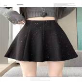 气质显瘦半身裙2026秋冬新款 大尺码 胖mm韩系时尚 高腰百褶防0130r