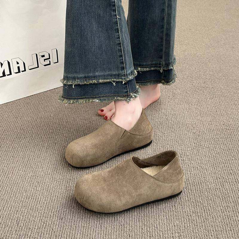 春秋内增高全包勃肯鞋子女2026新款丑萌百搭懒人一脚蹬豆豆0121z,女鞋,勃肯鞋/软木鞋,淘宝优惠券,粉丝福利购,淘宝优惠卷