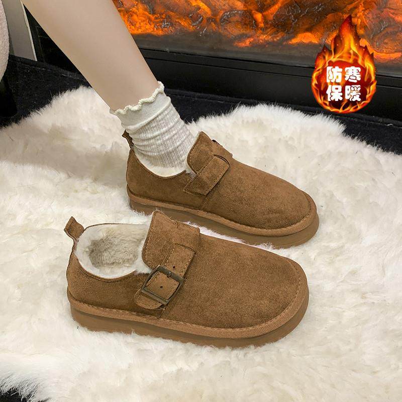 春季勃肯鞋女加绒防寒保暖靴2026年新款一脚蹬鞋豆豆麪包鞋0116z,女鞋,勃肯鞋/软木鞋,淘宝优惠券,粉丝福利购,淘宝优惠卷