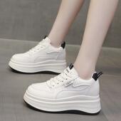 女春季 百搭休闲运0203k 透气厚底小个子板鞋 小白鞋 内增高2026新款