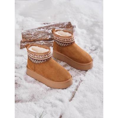 秋冬高档女短靴厚底靴款2025新款厚底保暖加防滑棉鞋外1123u