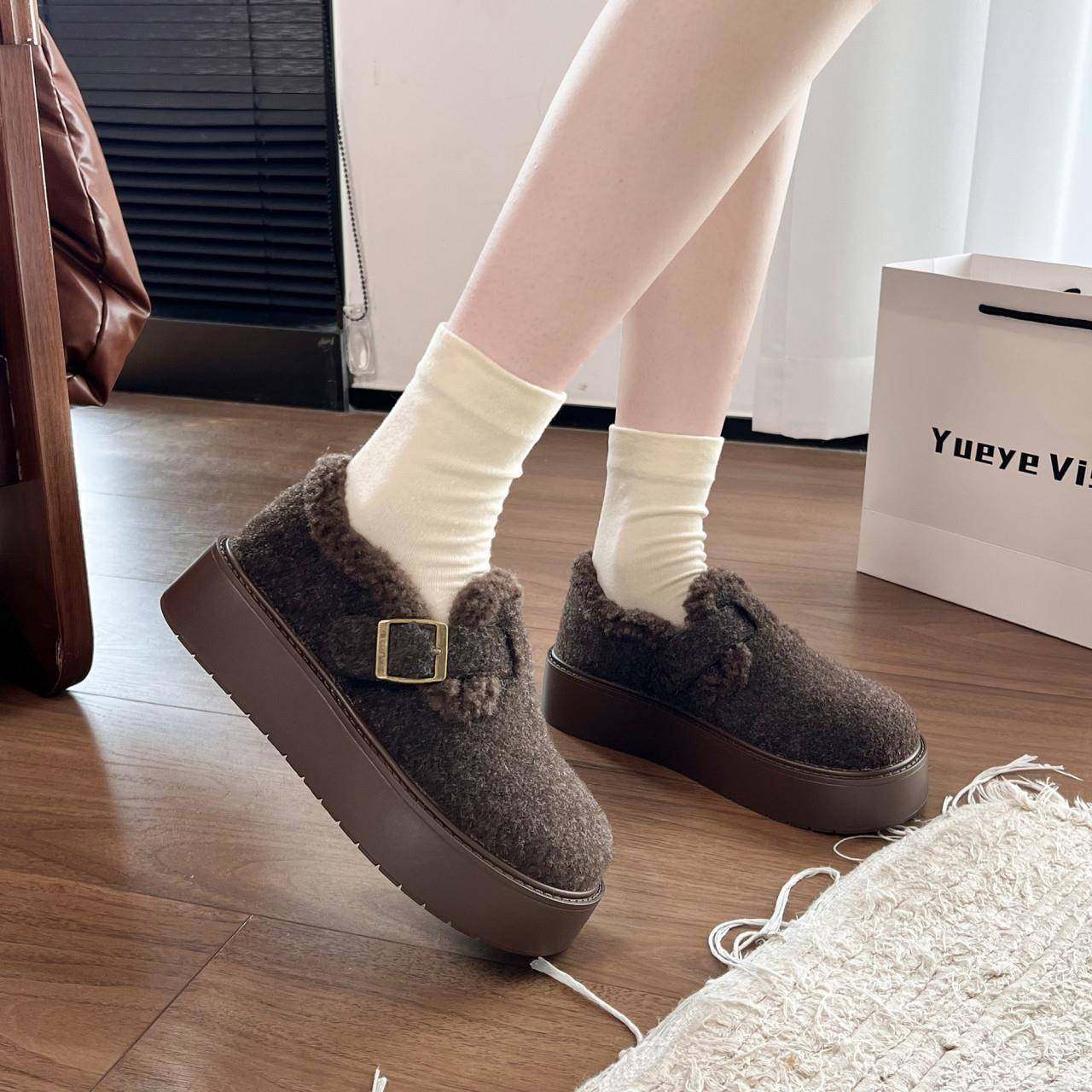 春秋厚底加绒保暖全包勃肯鞋女鞋子2026新款韩版靴乐福鞋鞋0113z,女鞋,勃肯鞋/软木鞋,淘宝优惠券,粉丝福利购,淘宝优惠卷