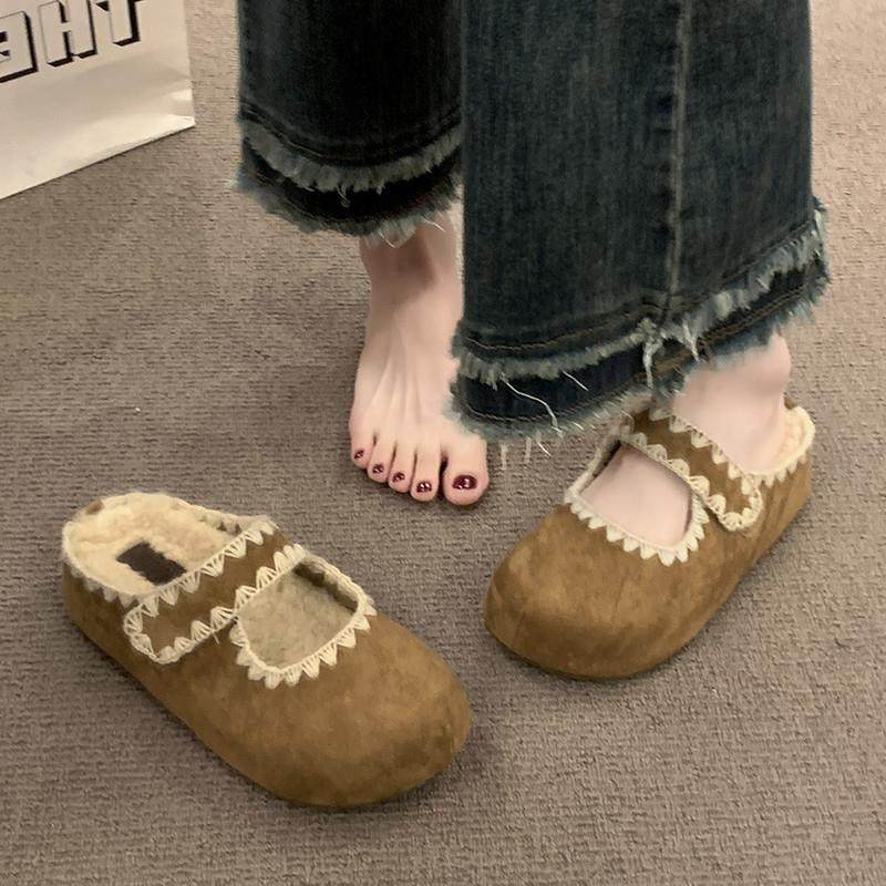 春季增高厚底加绒加厚半拖勃肯鞋女2026新款保暖包头拖鞋子0116z,女鞋,勃肯鞋/软木鞋,淘宝优惠券,粉丝福利购,淘宝优惠卷