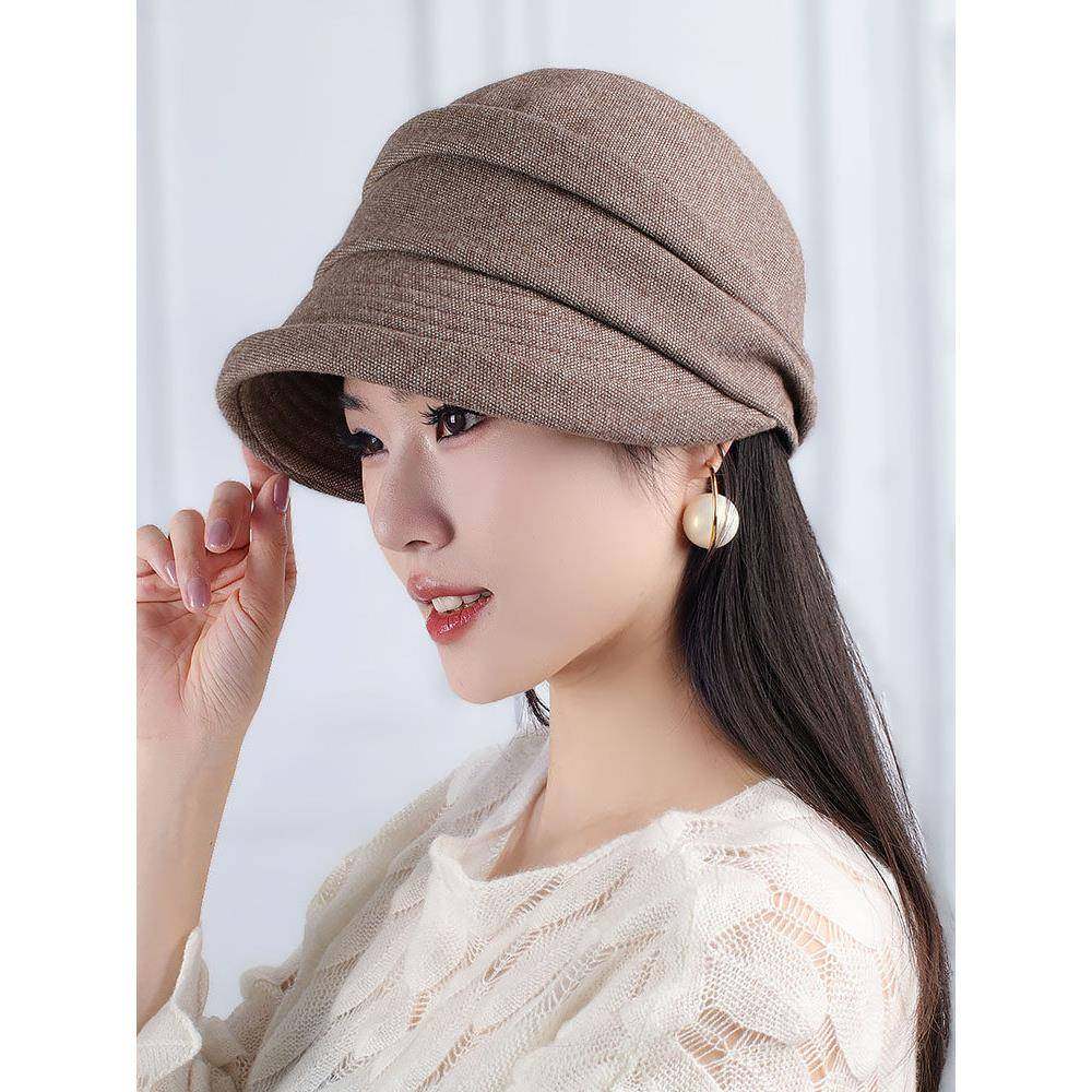 帽子女春季韩版卷边短檐字母贝雷帽褶皱百搭南瓜帽时尚鸭舌0122w,服饰配件/皮带/帽子/围巾,帽子,淘宝优惠券,粉丝福利购,淘宝优惠卷