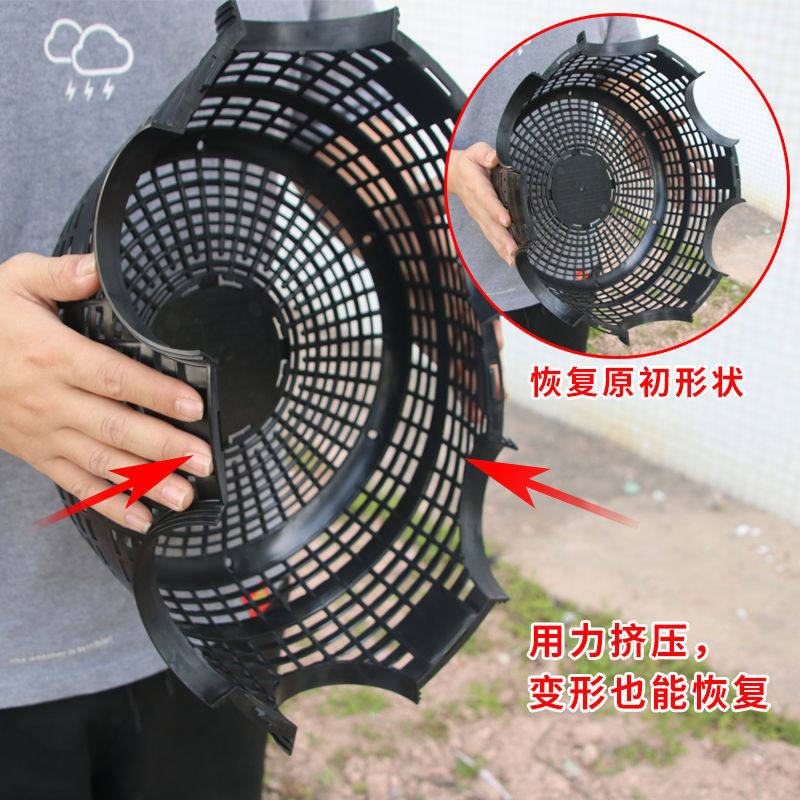 塑料虾笼渔网鱼网捕鱼笼龙虾网抓鱼捕虾工具自动手抛网泥鳅黄鳝笼
