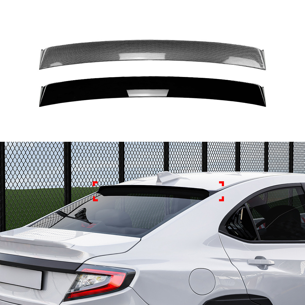 适用斯巴鲁Subaru WRX STI VB 2022+顶翼尾翼扰流板外饰跨境改装
