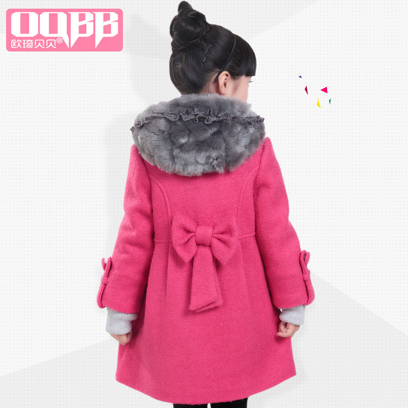 Manteau pour fille en laine - Ref 2162389 Image 4