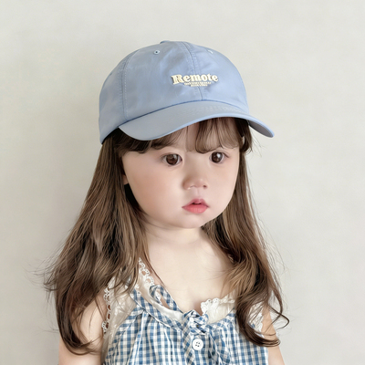 儿童字母速干防晒透气棒球帽