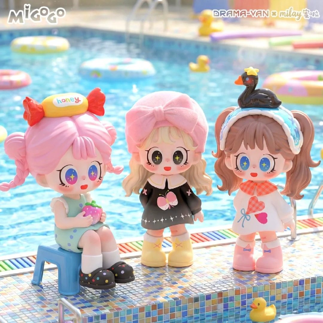 正版蜜啦少女蜜果果系列mini盲盒潮玩圣诞节女生桌面摆件礼物送人