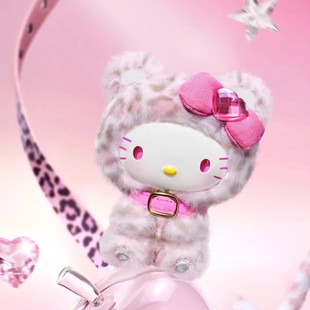 正版MINISO名创优品三丽鸥森动系列搪胶毛绒盲盒挂件公仔玩偶礼物