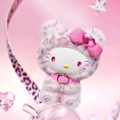 正版MINISO名创优品三丽鸥森动系列搪胶毛绒盲盒挂件公仔玩偶礼物