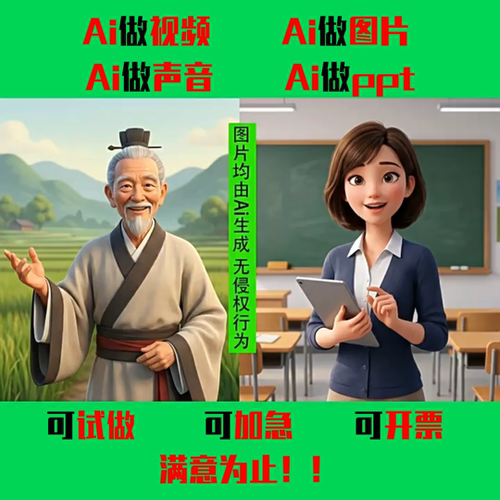 AI对话视频图片音频制作