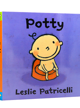 教宝宝上厕所绘本拉粑粑 on my potty 名家 leslie patricelli纸板书进口英文原版2-3-5岁儿童行为习惯早教图画书幼儿童书
