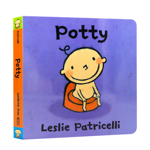 教宝宝上厕所绘本拉粑粑 on my potty 名家 leslie patricelli纸板书进口英文原版2-3-5岁儿童行为习惯早教图画书幼儿童书